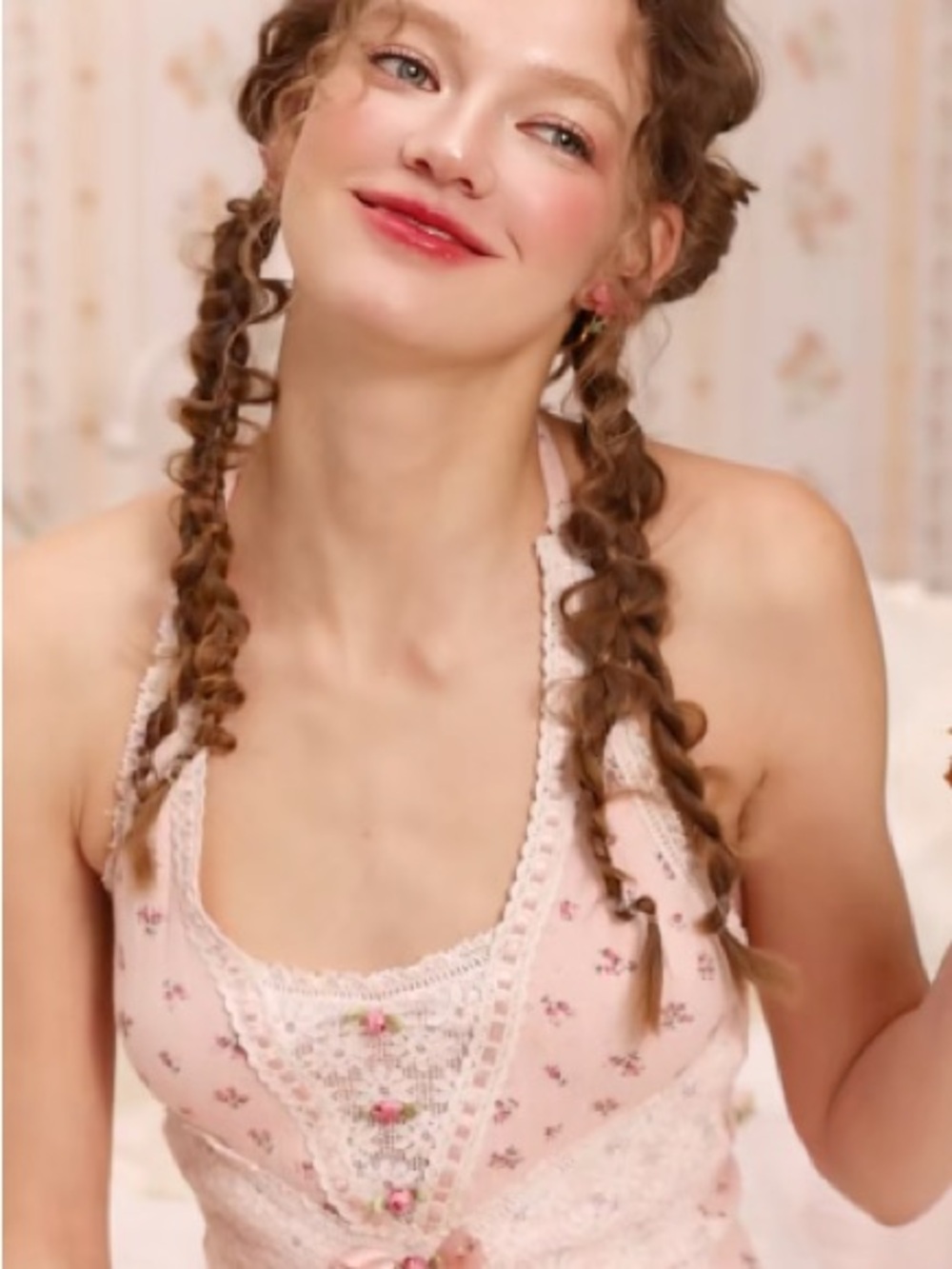 Rose Jam Floral Lace Mini Dress - Picture 11 of 11